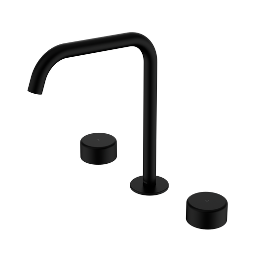 SERENITY BATH/KITCHEN SET EDGE SPOUT WITH METAL HANDLE