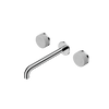 Serenity Wall Basin Set 160/185/220mm Spout With Carrara Handle