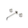 Serenity Wall Basin Set 160/185/220mm Spout With Metal Handle