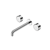 Serenity Wall Basin Set 160/185/220mm Spout With Metal Handle