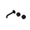 Serenity Wall Basin Set 160/185/220mm Offset Spout With Metal Handle