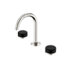 SERENITY BASIN SET ARC SPOUT WITH MARQUINA BLACK HANDLE