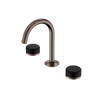 SERENITY BASIN SET ARC SPOUT WITH MARQUINA BLACK HANDLE