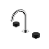 SERENITY BASIN SET ARC SPOUT WITH MARQUINA BLACK HANDLE