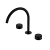 SERENITY BATH/KITCHEN SET ARC SPOUT WITH MARQUINA BLACK HANDLE