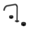 SERENITY BATH/KITCHEN SET EDGE SPOUT WITH MARQUINA BLACK HANDLE