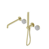 SERENITY PROGRESSIVE SHOWER SYSTEM WITH SPOUT WITH CARRARA HANDLE AND SLIM SHOWER