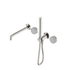 SERENITY PROGRESSIVE SHOWER SYSTEM WITH SPOUT WITH CARRARA HANDLE AND SLIM SHOWER
