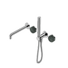 SERENITY PROGRESSIVE SHOWER SYSTEM WITH SPOUT WITH VERDE ALPI HANDLE AND SLIM SHOWER