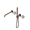 SERENITY PROGRESSIVE SHOWER SYSTEM WITH SPOUT WITH ROME TRAVERTINE HANDLE AND SLIM SHOWER