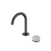 SERENITY PROGRESSIVE BASIN MIXER ARC SPOUT WITH CARRARA HANDLE