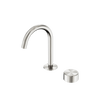 SERENITY PROGRESSIVE BASIN MIXER ARC SPOUT WITH METAL HANDLE