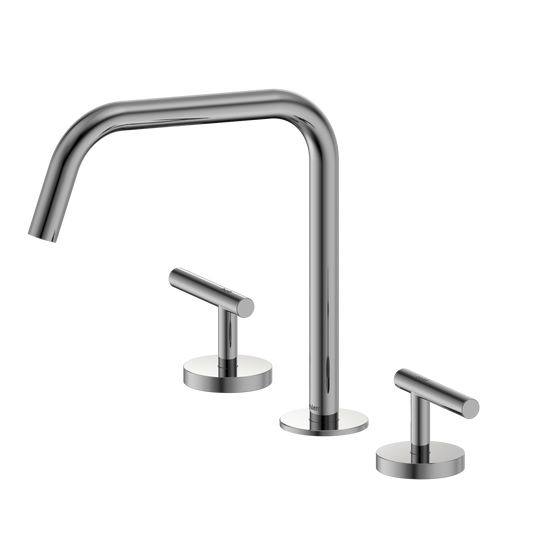 Mecca Lever Bath/Kitchen Set Edge Spout II