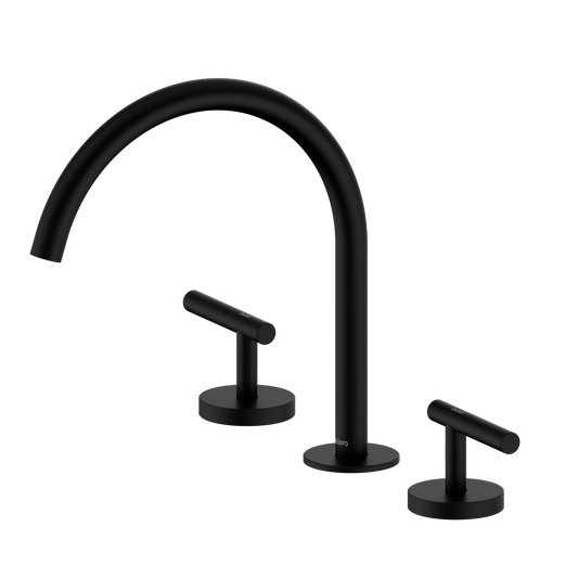 Mecca Lever Bath/Kitchen Set Arc Spout