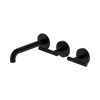 Mecca Lever Wall Basin/Bath Set 160mm Offset Spout