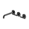 Mecca Lever Wall Basin/Bath Set 160mm Offset Spout
