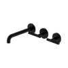 Mecca Lever Wall Basin/Bath Set 160mm Offset Spout