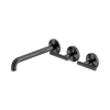 Mecca Lever Wall Basin/Bath Set 160mm Offset Spout