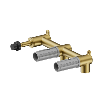 Mecca Lever Wall Basin/Bath Set Offset Spout Body Only