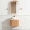 Bondi Fluted Wall Hung Curve Vanity