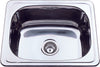 Traditional 30L Laundry Sink Round Corner With Two Tap Hole