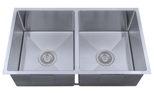 Arcko Lux Under/Overmount Double Bowl Sink