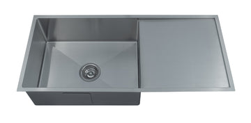 Arcko Lux Under/Overmount Single Bowl Sink With Drainer