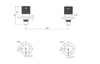 Cadence Wall Top Assemblies 1/4 Turn