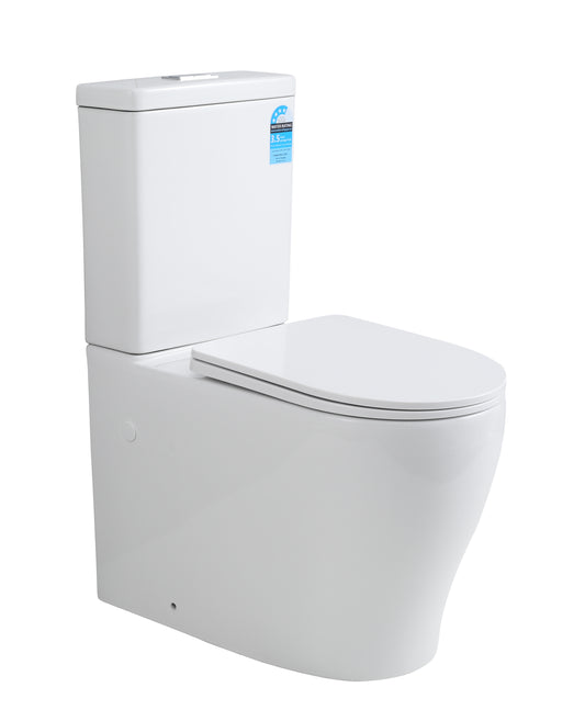 Zues Rimless Tornado Toilet Suite