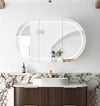 LED Bondi Sable Walnut Shaving Cabinet