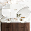LED Bondi Sable Walnut Shaving Cabinet
