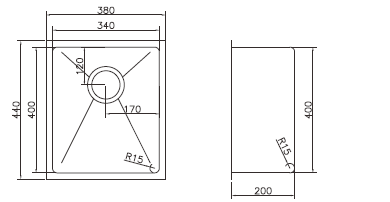 Single Bowl – Stainless Steel