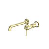ZenSS316L Wall Basin/Bath Mixer Separate Back Plate 185/230mm Spout Trim Kits Only