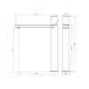 Pure SS316L Tall Basin Mixer