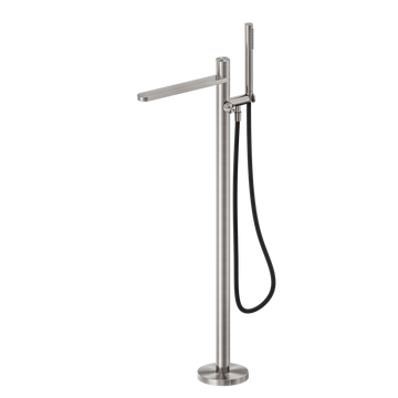 Pure SS316L Freestanding Bath Mixer With Outdoor Shower Hose