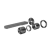 Pure SS316L Progressive Wall Basin/Bath Mixer Separate Back Plate Trim Kits Only