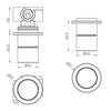 Pure SS316L Shower Mixer Whole Set