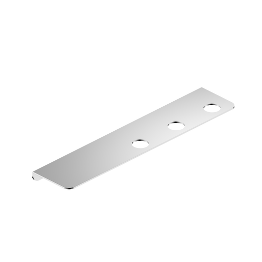 Mecca Triple Soap Bottler Holder With Shelf