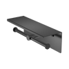 Mecca Double Toilet Roll Holder With Shelf