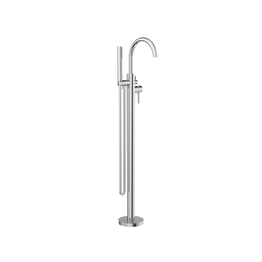 Mecca Round Freestanding Mixer With Hand Shower