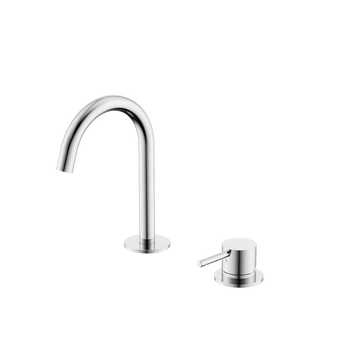 Mecca Hob Basin Mixer Set Arc Spout