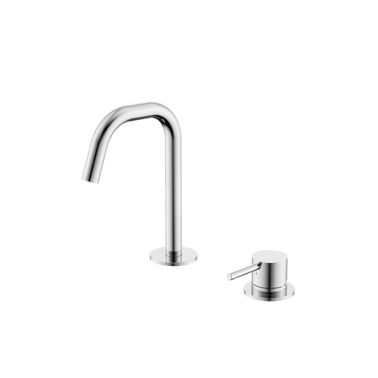 Mecca Hob Basin Mixer Set Edge Spout