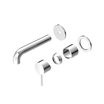 Mecca Wall Basin/Bath Mixer with Separate Back Plate 120/160/185/230/260MM Trim Kit Only