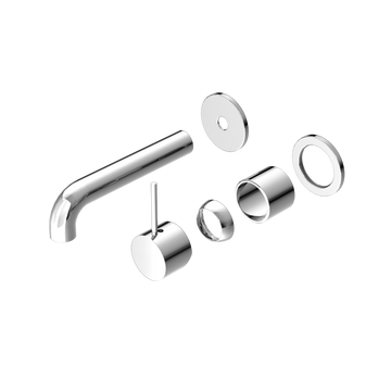 Mecca Wall Basin/Bath Mixer Separate Back Plate Handle Up 120/160/185/230/260MM Trim Kit