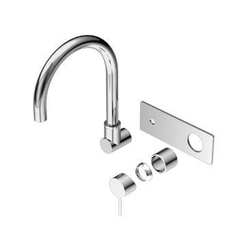 Mecca Wall Basin/Bath Mixer Swivel Spout Trim Kit