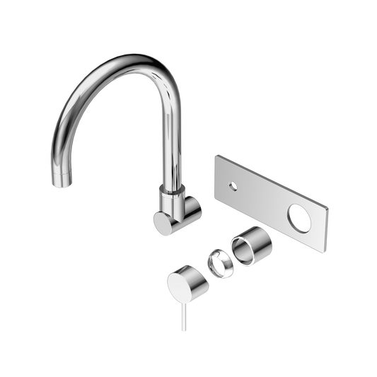 Mecca Wall Basin/Bath Mixer Swivel Spout Trim Kit