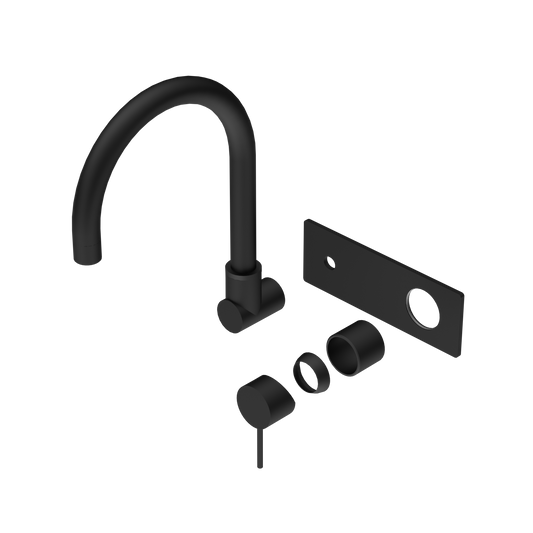 Mecca Wall Basin/Bath Mixer Swivel Spout Trim Kit