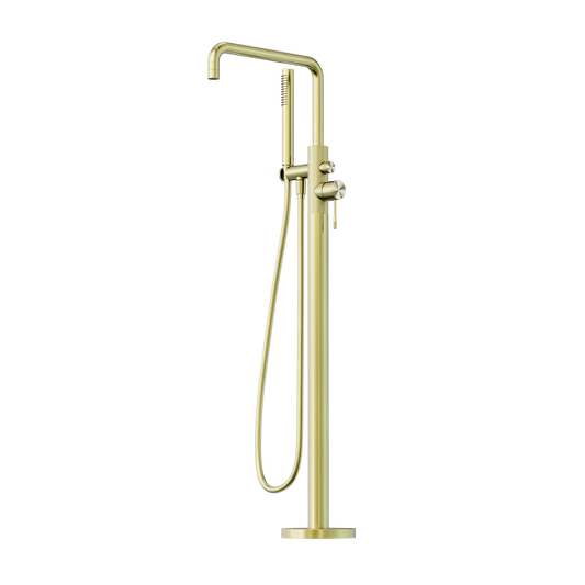 Opal Freestanding Bath Mixer With Hand Shower