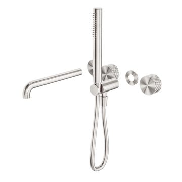 Opal Progressive Shower System Separate Back Plate With Spout 230/250MM Trim Kit