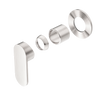 Ecco Shower Mixer with 80mm Round Plate Trim Kit